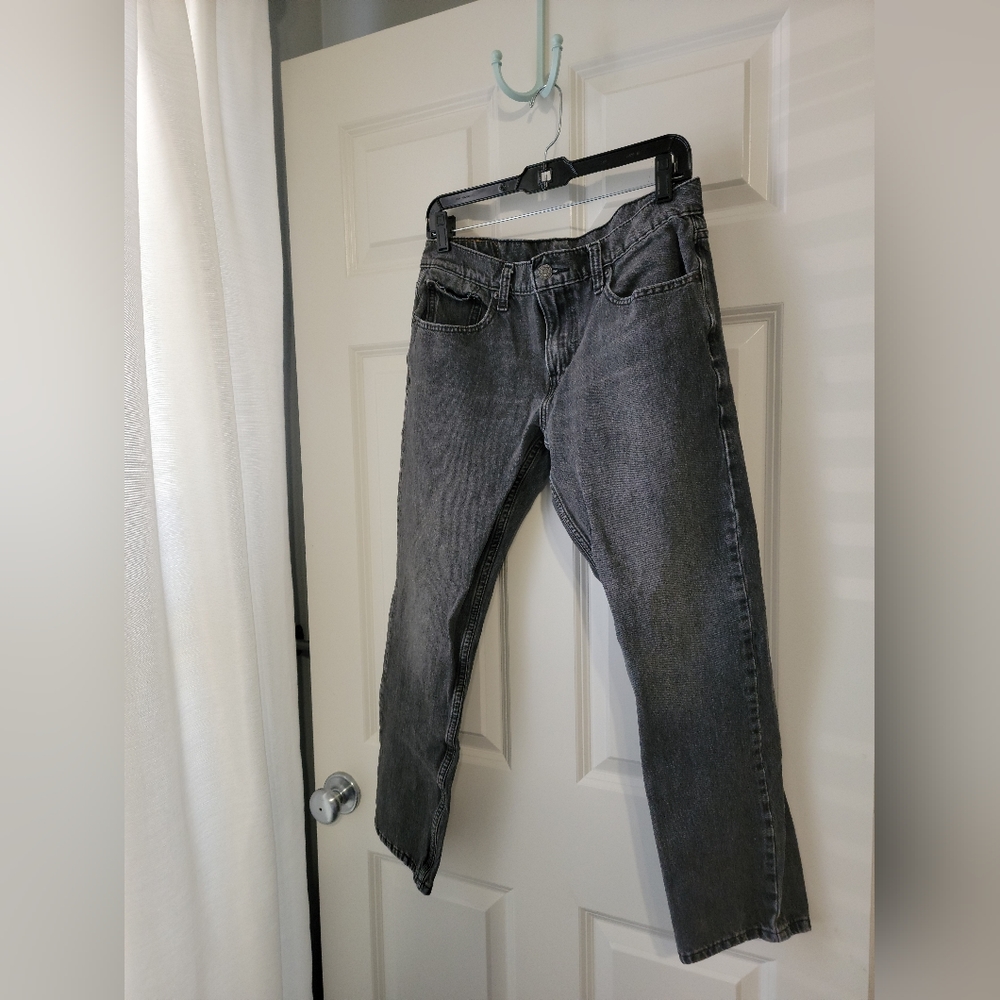 MEN'S BLACK DENIM LEVI'S 502 SIZE 30